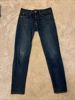 Rag & Bone Dark Blue Ankle Skinny Jeans